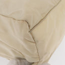 PRADA Handtas Nylon Zilver Beige Auth bs33932-10