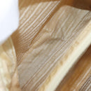 PRADA Handtas Nylon Zilver Beige Auth bs33932-21