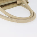 PRADA Handtas Nylon Zilver Beige Auth bs33932-8