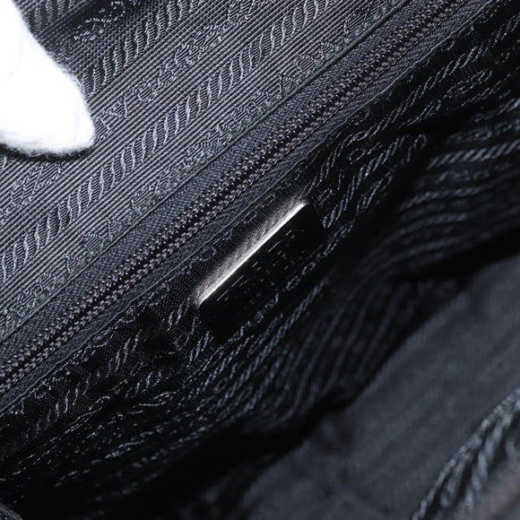 PRADA Hand Bag Nylon Black Auth bs33933