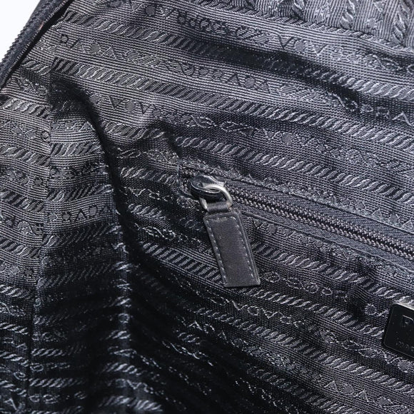 PRADA Hand Bag Nylon Black Auth bs33933