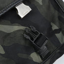 PRADA Shoulder Bag Nylon Khaki Silver Auth bs33935-16