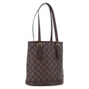 LOUIS VUITTON Damier Ebene Marais Schoudertas N42240 LV Auth bs33936-1