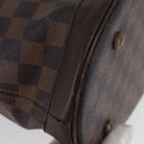 LOUIS VUITTON Damier Ebene Marais Schoudertas N42240 LV Auth bs33936-14