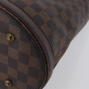 LOUIS VUITTON Damier Ebene Marais Schoudertas N42240 LV Auth bs33936-15