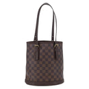 LOUIS VUITTON Damier Ebene Marais Schoudertas N42240 LV Auth bs33936-2
