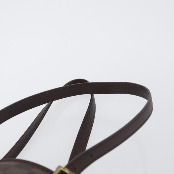 LOUIS VUITTON Damier Ebene Marais Schoudertas N42240 LV Auth bs33936