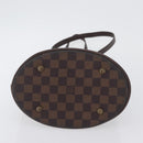 LOUIS VUITTON Damier Ebene Marais Schoudertas N42240 LV Auth bs33936-5