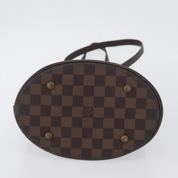 LOUIS VUITTON Damier Ebene Marais Schoudertas N42240 LV Auth bs33936