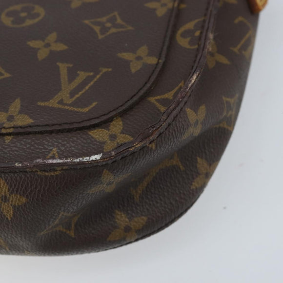 LOUIS VUITTON Monogram Saint Cloud GM Shoulder Bag M51242 LV Auth bs33939