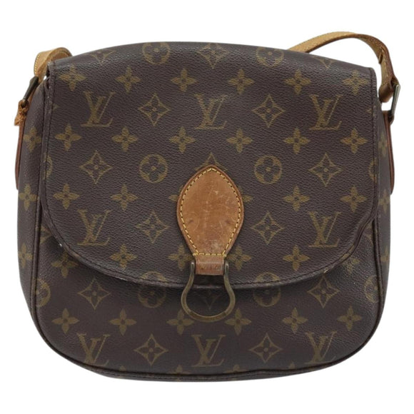 LOUIS VUITTON Monogram Saint Cloud GM Shoulder Bag M51242 LV Auth bs33939