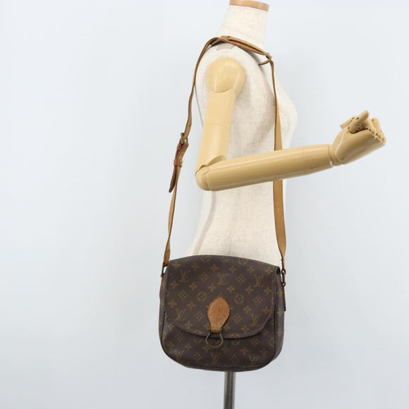 LOUIS VUITTON Monogram Saint Cloud GM Shoulder Bag M51242 LV Auth bs33939