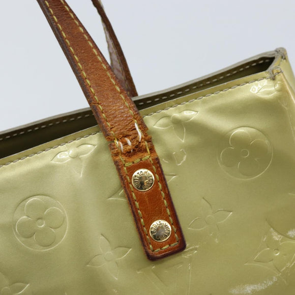LOUIS VUITTON Monogram Vernis Reade PM Handtas Gris M91145 LV Auth bs33944