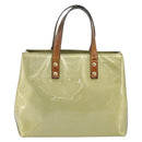 LOUIS VUITTON Monogram Vernis Reade PM Handtas Gris M91145 LV Auth bs33944-13