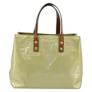 LOUIS VUITTON Monogram Vernis Reade PM Handtas Gris M91145 LV Auth bs33944-2