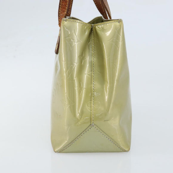 LOUIS VUITTON Monogram Vernis Reade PM Handtas Gris M91145 LV Auth bs33944