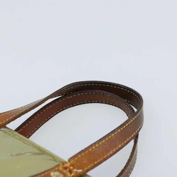 LOUIS VUITTON Monogram Vernis Reade PM Handtas Gris M91145 LV Auth bs33944