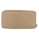 LOUIS VUITTON Empreinte Zippy Wallet Long Wallet Beige M61866 LV Auth bs33946-2