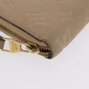 LOUIS VUITTON Empreinte Zippy Wallet Long Wallet Beige M61866 LV Auth bs33946-7