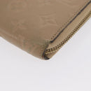 LOUIS VUITTON Empreinte Zippy Wallet Long Wallet Beige M61866 LV Auth bs33946-14