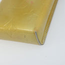 LOUIS VUITTON Monogram Vernis Green Cigarette Case Gris LV Auth bs33952-10
