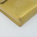 LOUIS VUITTON Monogram Vernis Green Cigarette Case Gris LV Auth bs33952-11