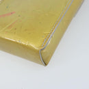 LOUIS VUITTON Monogram Vernis Green Cigarette Case Gris LV Auth bs33952-12