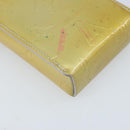 LOUIS VUITTON Monogram Vernis Green Cigarette Case Gris LV Auth bs33952-13