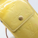 LOUIS VUITTON Monogram Vernis Green Cigarette Case Gris LV Auth bs33952-16