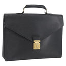 LOUIS VUITTON Epi Serviette Conseiller Business Bag Black M54422 LV Auth bs33953-1