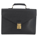 LOUIS VUITTON Epi Serviette Conseiller Business Bag Black M54422 LV Auth bs33953-13