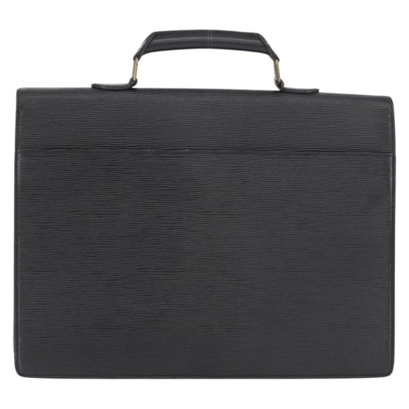 LOUIS VUITTON Epi Serviette Conseiller Business Bag Black M54422 LV Auth bs33953