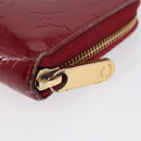 LOUIS VUITTON Monogram Vernis Zippy Wallet Long Wallet Red M90200 Auth bs33958-8