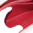LOUIS VUITTON Monogram Vernis Zippy Wallet Long Wallet Red M90200 Auth bs33958-20