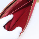 LOUIS VUITTON Monogram Vernis Zippy Wallet Long Wallet Red M90200 Auth bs33958-21