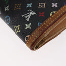LOUIS VUITTON Multicolor Portefeuille Viennois Wallet Black M92988 Auth bs33960-17