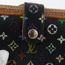 LOUIS VUITTON Multicolor Portefeuille Viennois Wallet Black M92988 Auth bs33960-18