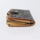 LOUIS VUITTON Multicolor Portefeuille Viennois Wallet Black M92988 Auth bs33960-4