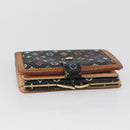 LOUIS VUITTON Multicolor Portefeuille Viennois Wallet Black M92988 Auth bs33960-5