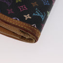 LOUIS VUITTON Multicolor Portefeuille Viennois Wallet Black M92988 Auth bs33960-14