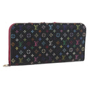 LOUIS VUITTON Multicolor Portefeuille Insolite Wallet Black M93754 Auth bs33961-1