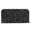 LOUIS VUITTON Multicolor Portefeuille Insolite Wallet Black M93754 Auth bs33961-2