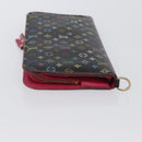 LOUIS VUITTON Multicolor Portefeuille Insolite Wallet Black M93754 Auth bs33961-4