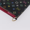 LOUIS VUITTON Multicolor Portefeuille Insolite Wallet Black M93754 Auth bs33961-7