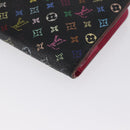 LOUIS VUITTON Multicolor Portefeuille Insolite Wallet Black M93754 Auth bs33961-14