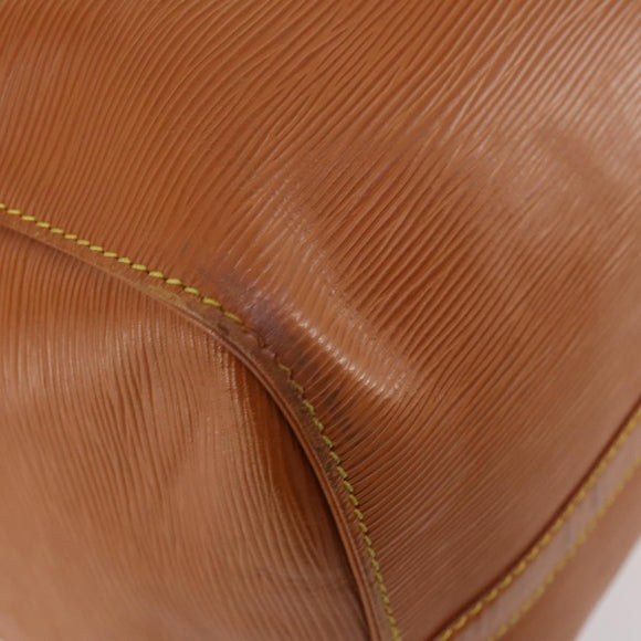 LOUIS VUITTON Epi Keepall 50 Boston Bag Brown M42968 LV Auth bs33962