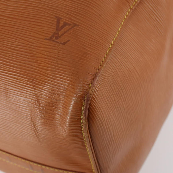 LOUIS VUITTON Epi Keepall 50 Boston Bag Brown M42968 LV Auth bs33962