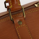 LOUIS VUITTON Epi Keepall 50 Boston Bag Brown M42968 LV Auth bs33962-17