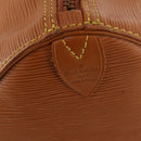 LOUIS VUITTON Epi Keepall 50 Boston Bag Brown M42968 LV Auth bs33962-18