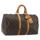 LOUIS VUITTON Monogram Keepall 45 Boston Bag M41428 LV Auth bs33963-1